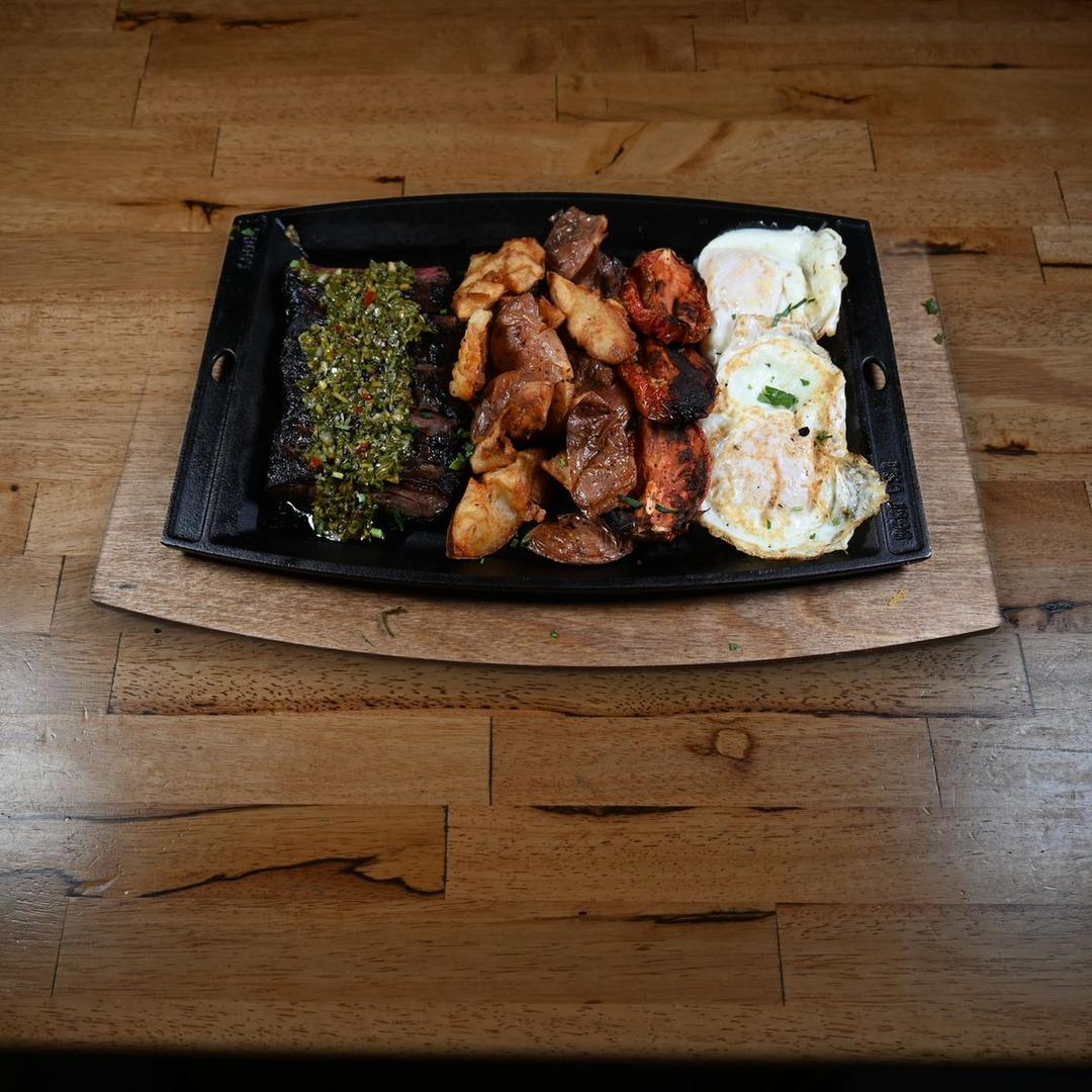 A dish from the Wood & Fire kitchen